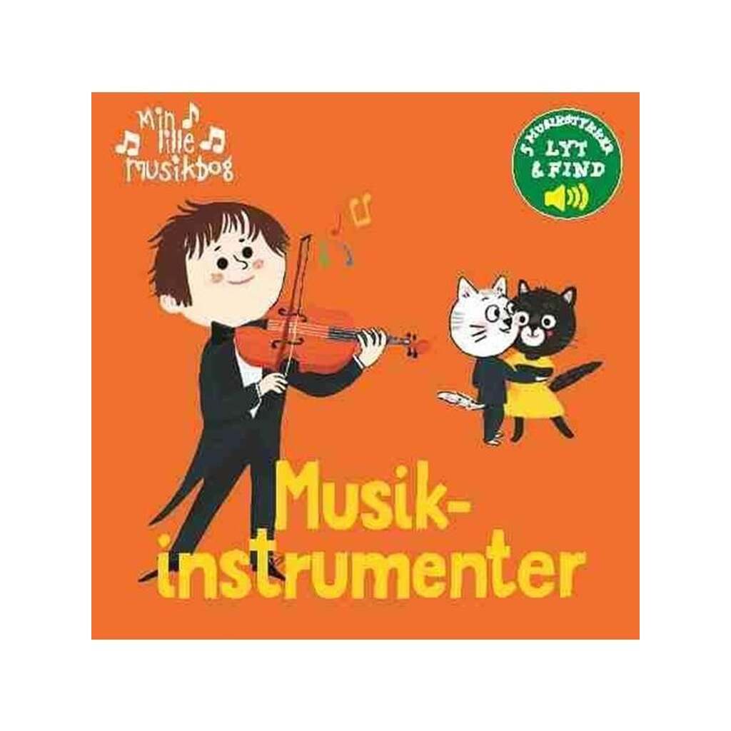 Min lille musikbog: Musikinstrumenter - Børnebog - Papbog