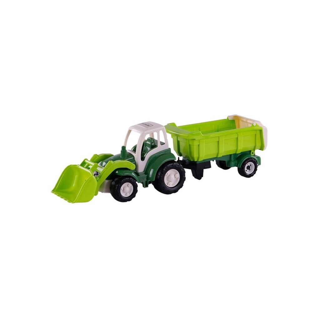 Cavallino Toys - Cavallino XL Tractor Green with Tipper Trailer 86.5cm