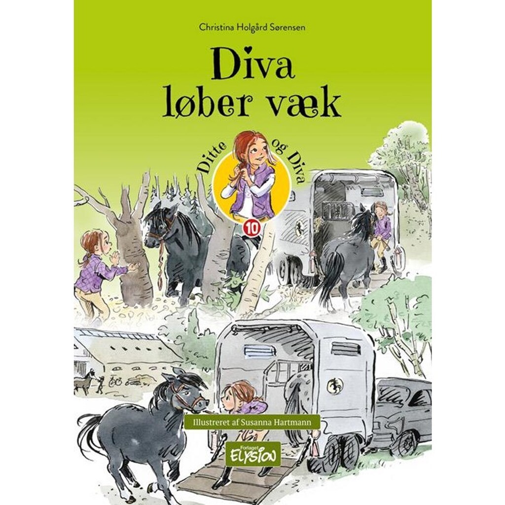 Diva løber væk - Børnebog - hardback
