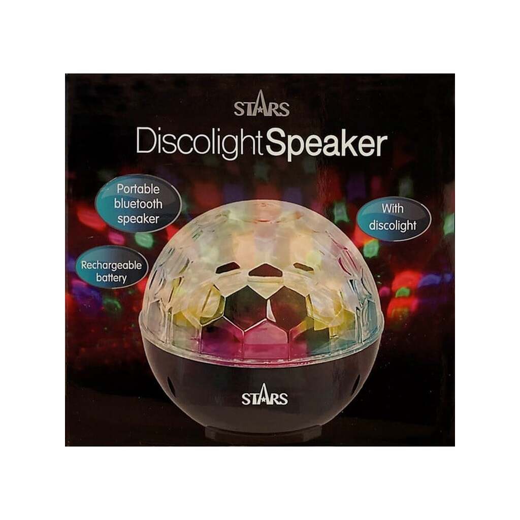 Stars Diskokugle med bluetooth højtaler
