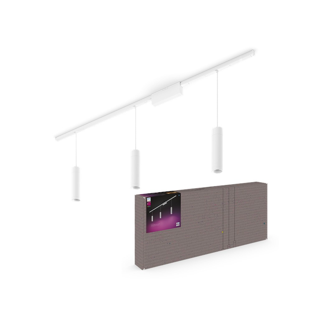 Philips Hue Perifo Loft Pendel - 3 Cylinders - Hvid