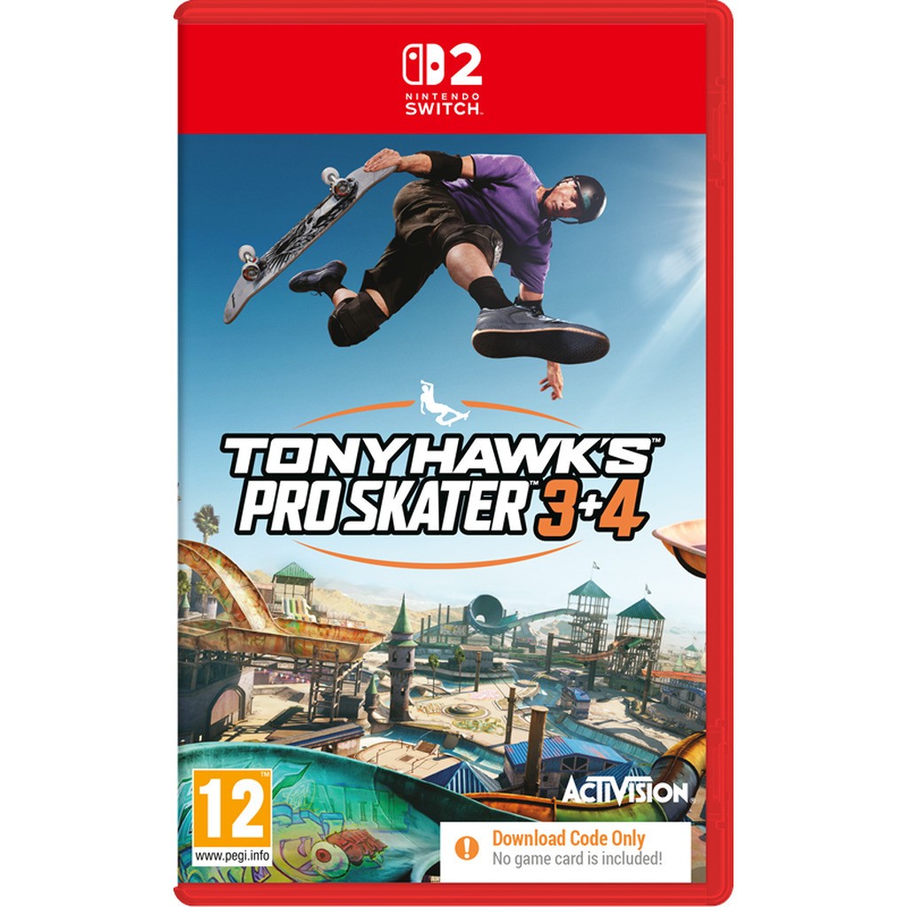 Tony Hawk&apos;s Pro Skater 3 + 4 (Code in a Box) - Nintendo Switch 2 - Sport