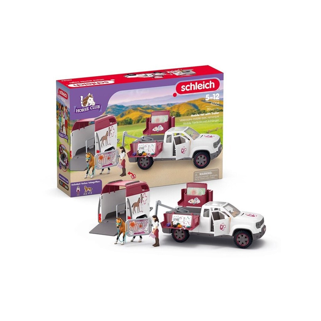 Schleich Mobil Dyrlæge med Trailer
