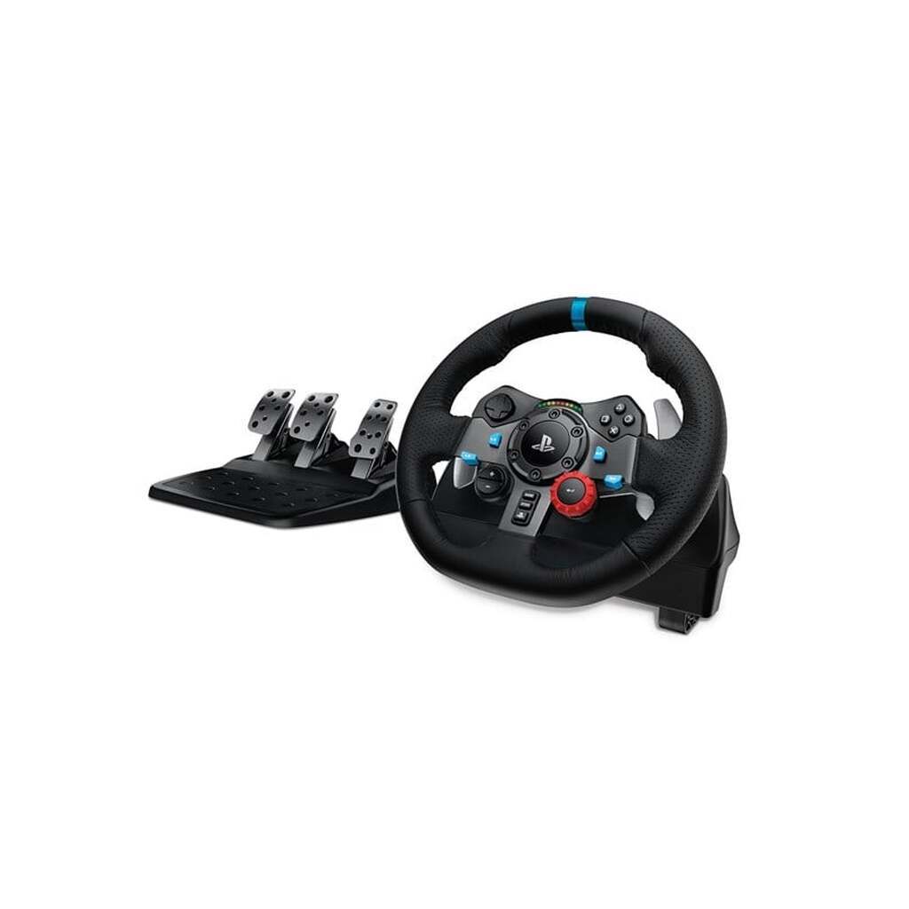Logitech G29 Driving Force Racing Wheel (PS5 / PS4 / PS3 / PC) - Wired Steering wheel &amp; Pedal set - Sony PlayStation 4