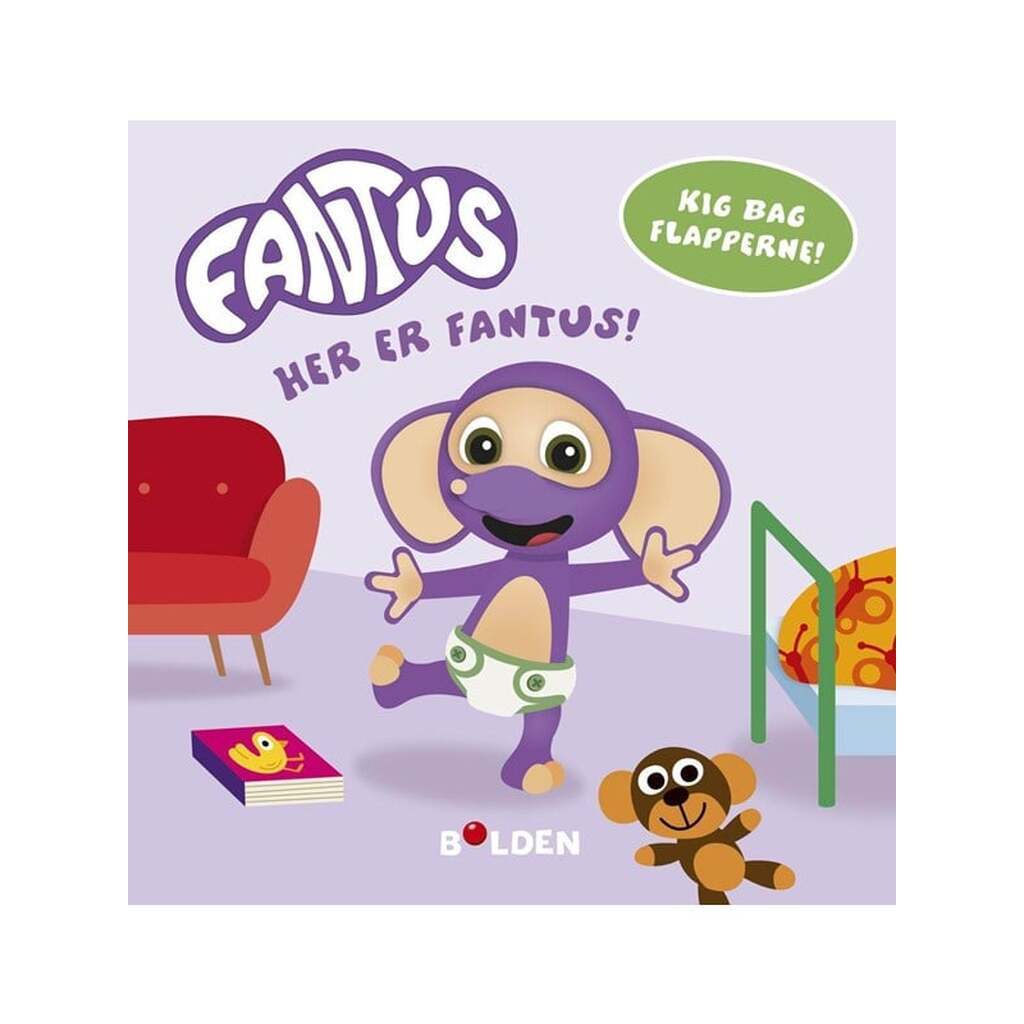 Fantus - Her er Fantus! - Børnebog - Hardcover