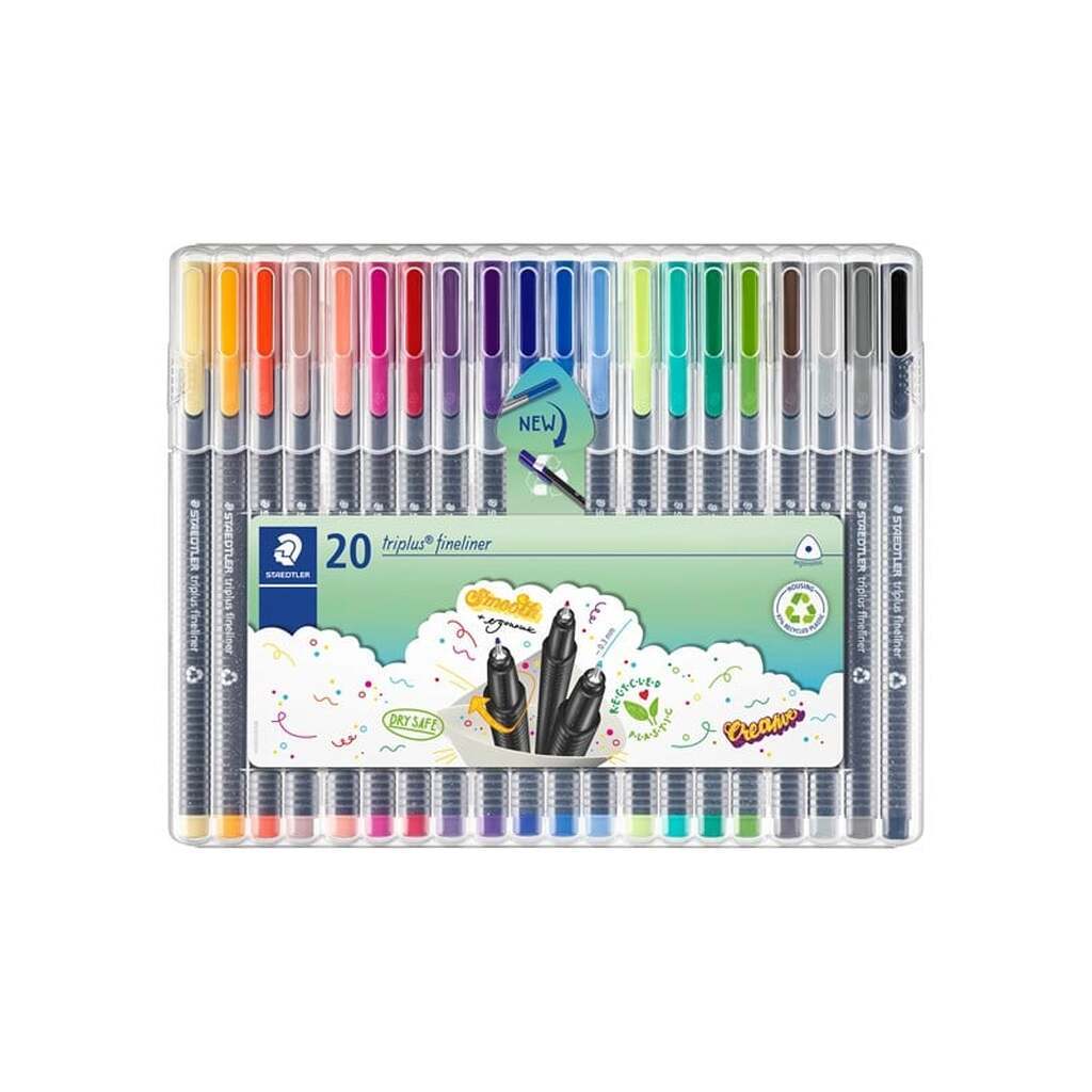 Staedtler Fineliner triplus, 20 ass.