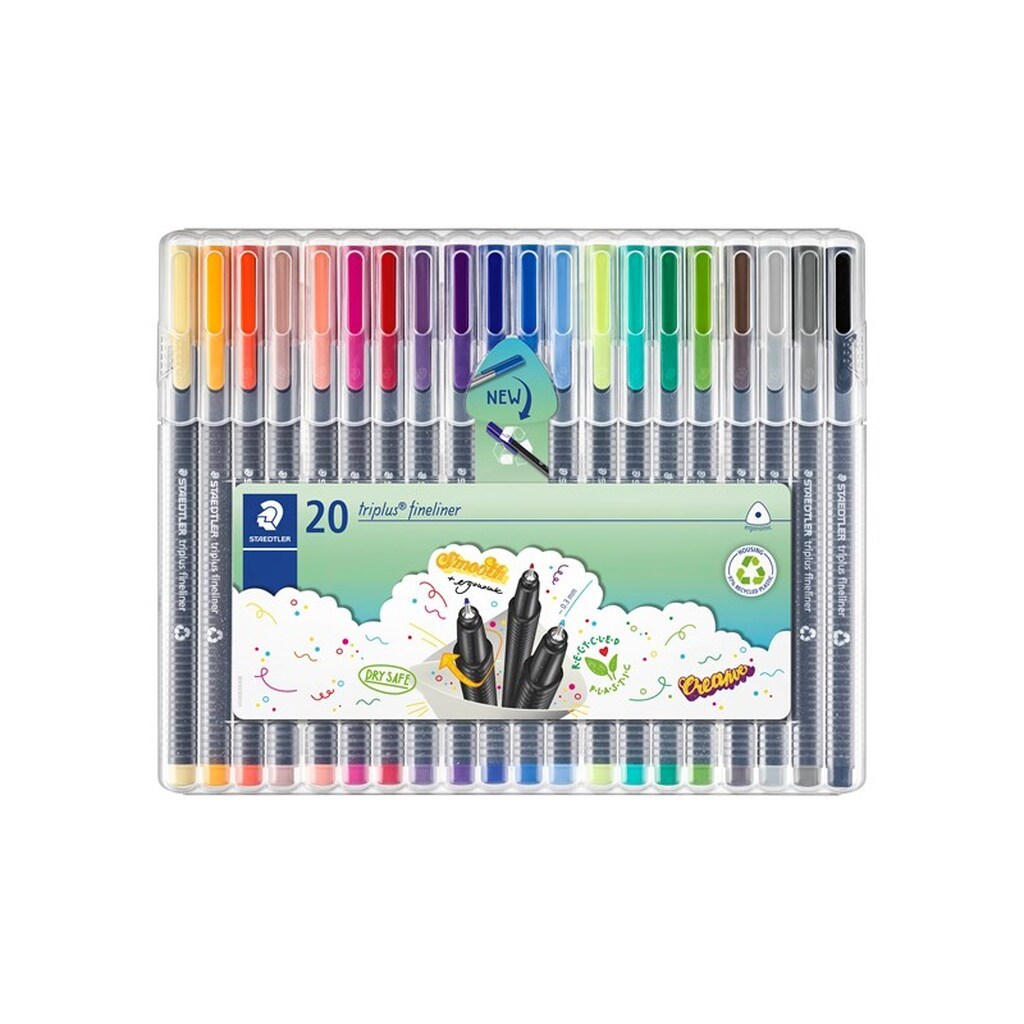 Staedtler Fineliner triplus, 20 ass.