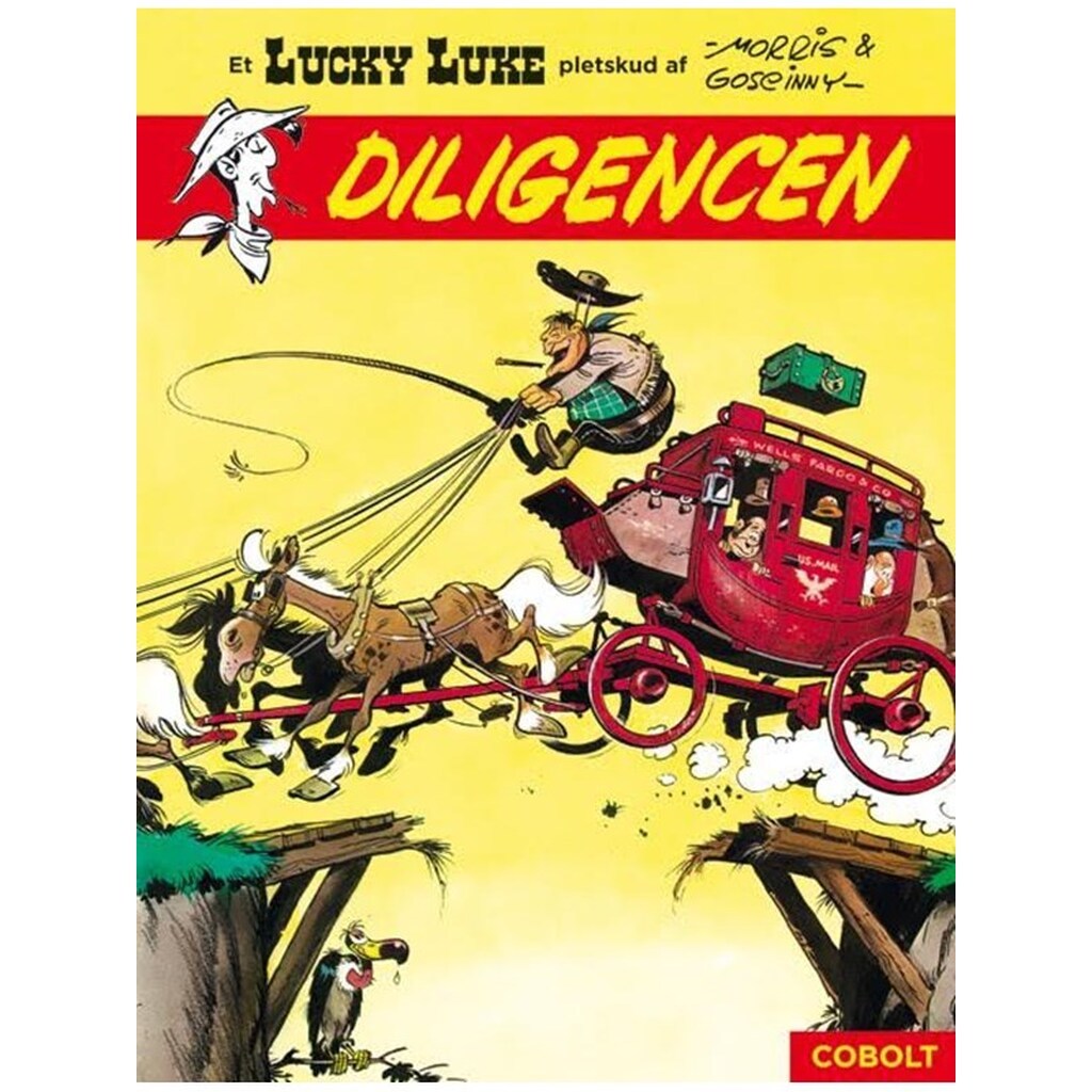Lucky Luke: Diligencen - et Lucky Luke-pletskud af - Tegneserier - Hardcover