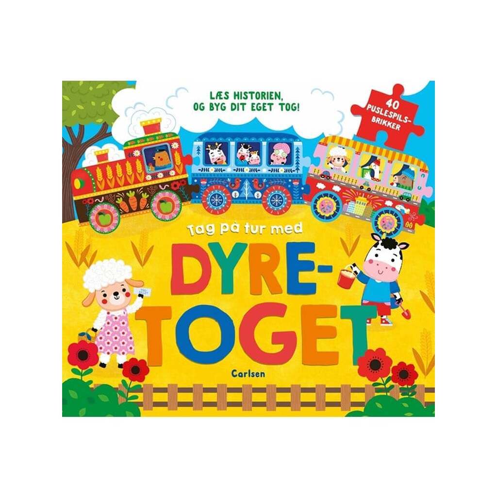 Tag på tur med dyretoget - Børnebog - Papbog