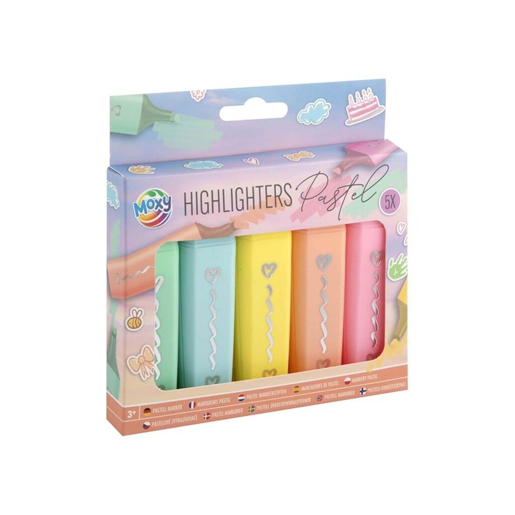Creative Craft Group Highlighters Pastel 5 pcs.