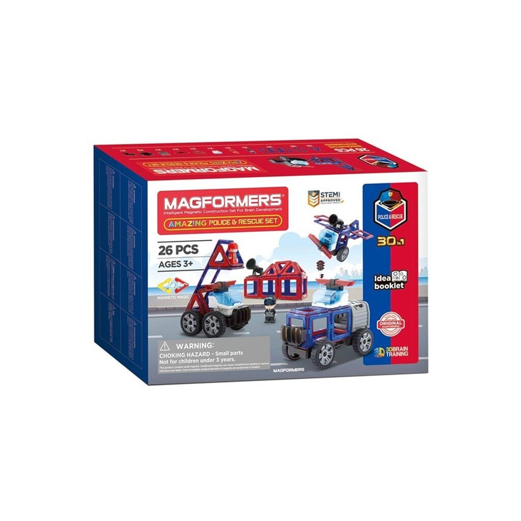 Magformers - Amazing Police &amp; Rescue Set 26 pcs.