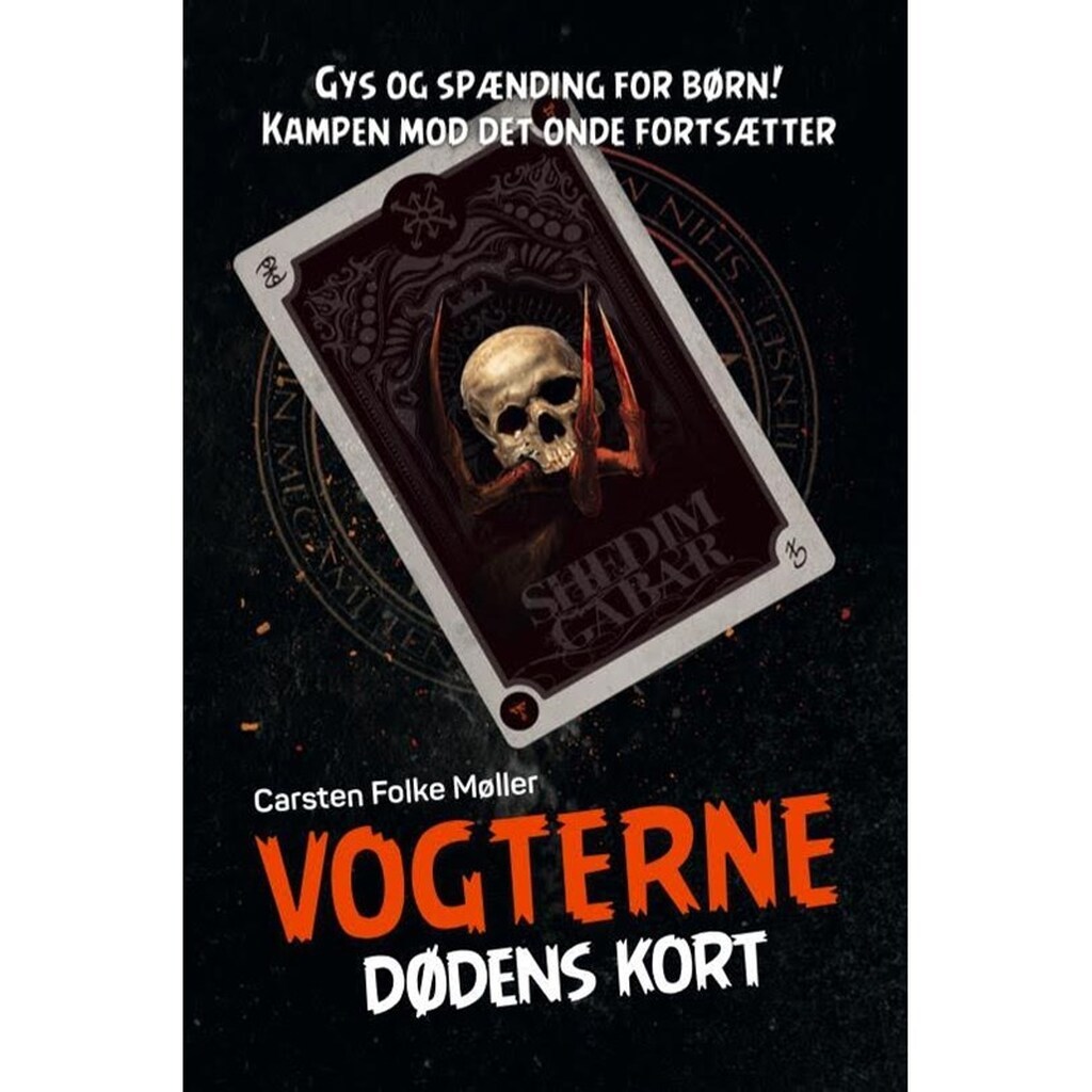Dødens kort (Vogterne 2) - Børnebog - Hardcover