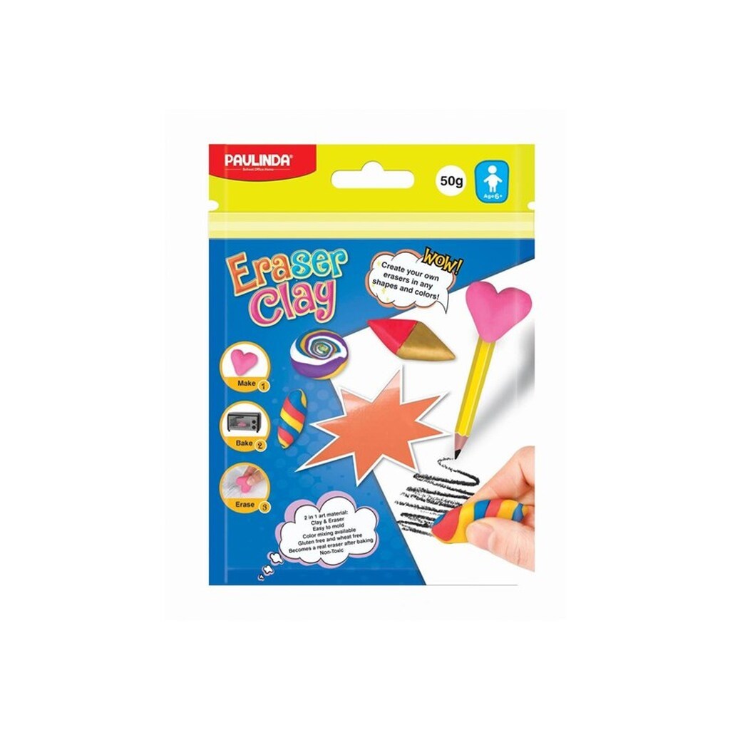 Paulinda Craft Set Making Clay Erasers 50gr.