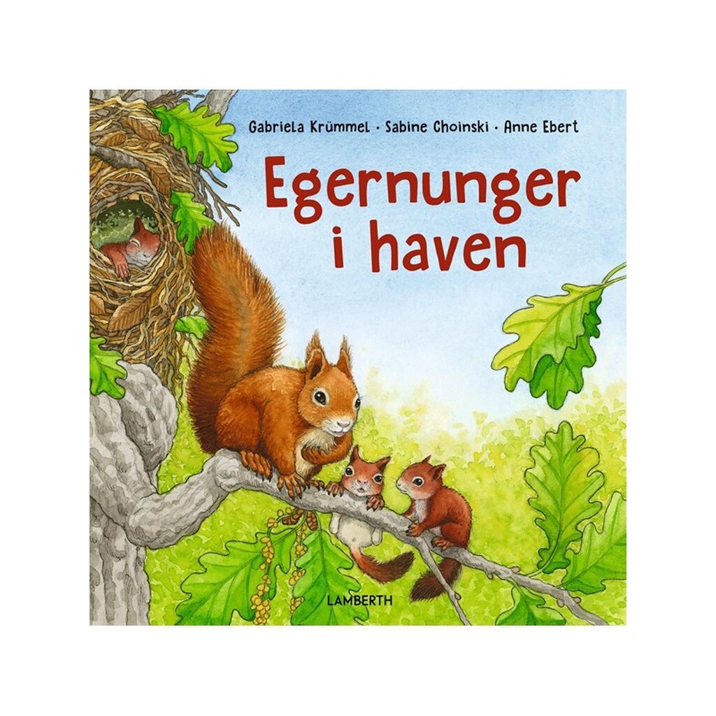Egernunger i haven - Børnebog - Hardcover