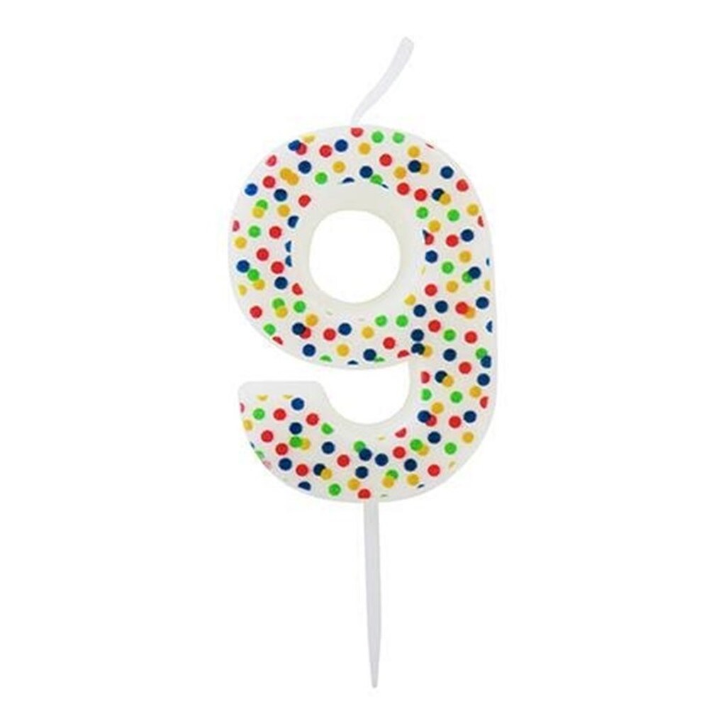 SCANSEASON Lys m. tal 9 . 7,5cm høj