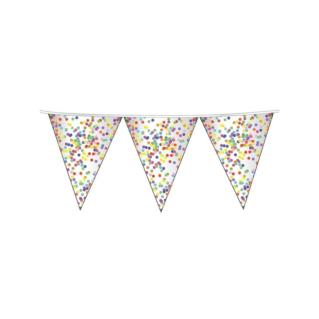 Haza Witbaard Confetti bunting 6mtr.