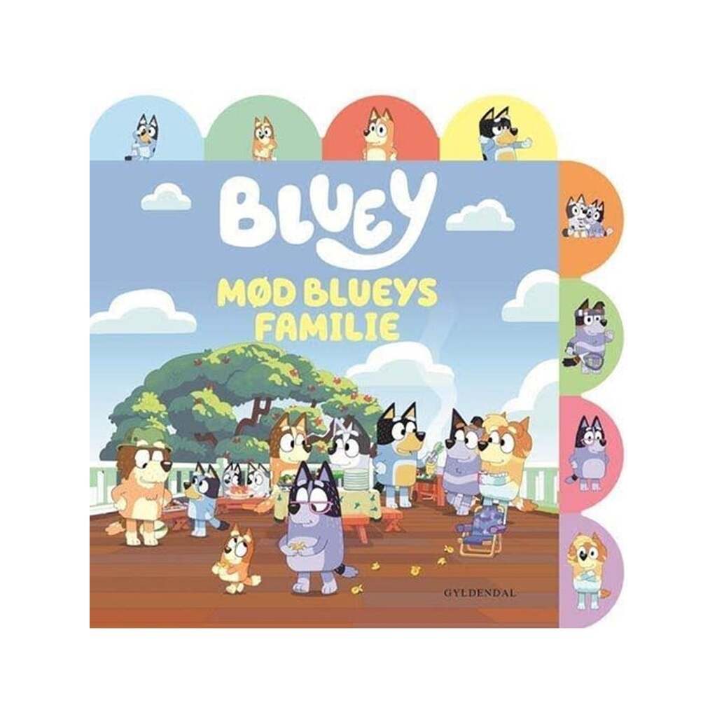 Bluey - Mød Blueys familie - Børnebog - Papbog