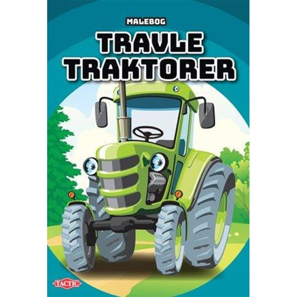 Travle traktorer malebog (DK) - Børnebog