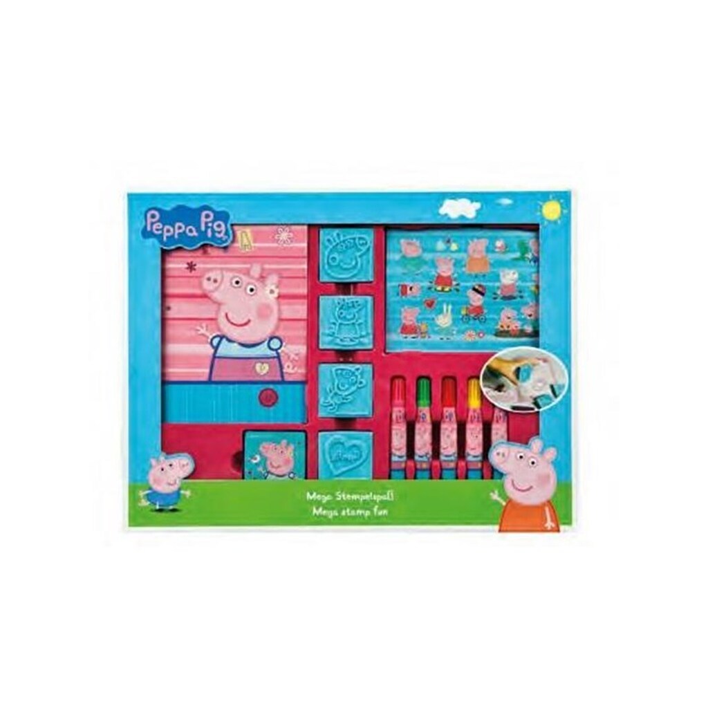 Undercover - Mega Stamp and Coloring Set Peppa Pig