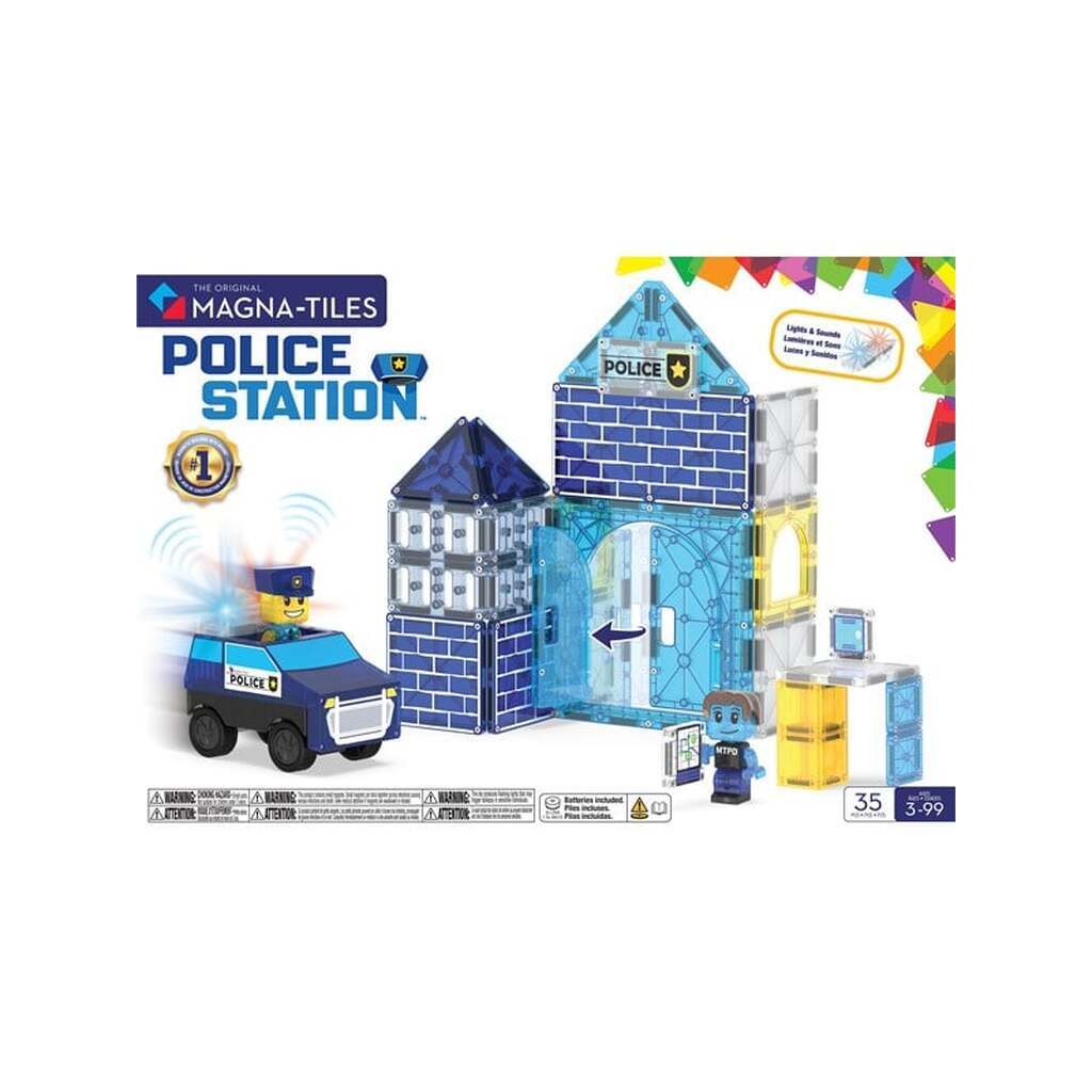 Magna-Tiles Politistation 36 dele
