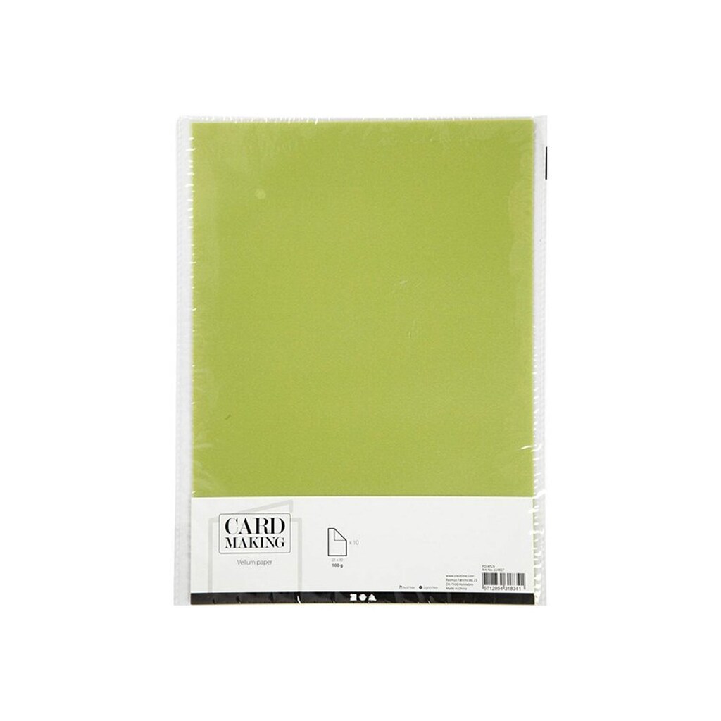 Creativ Company - Vellum paper A4 Light Green 10 Sheets