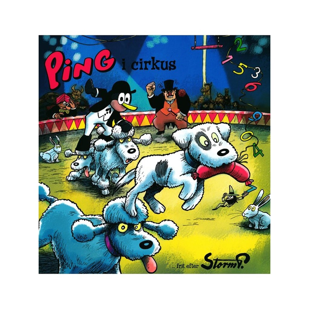 Storm P. - Ping i cirkus - Børnebog - Hardcover