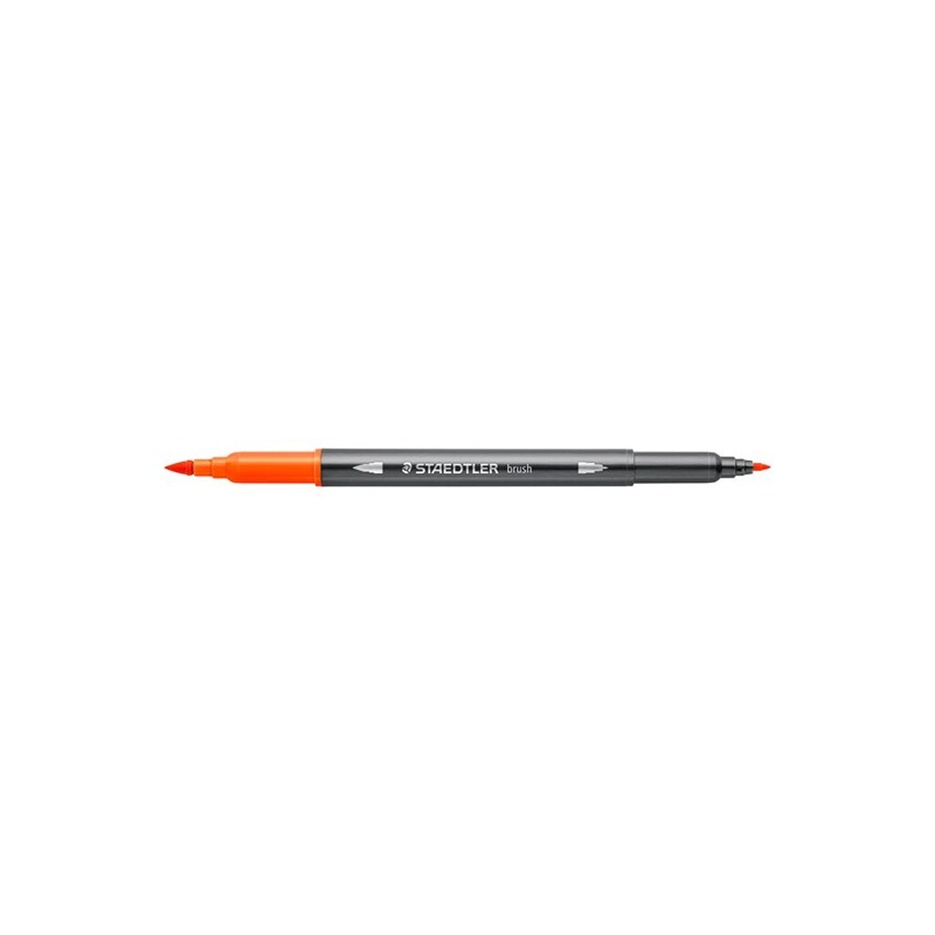 Staedtler STAEDTLER AKVAREL BRUSH PEN ORANGE, ÆSKE 10 STK