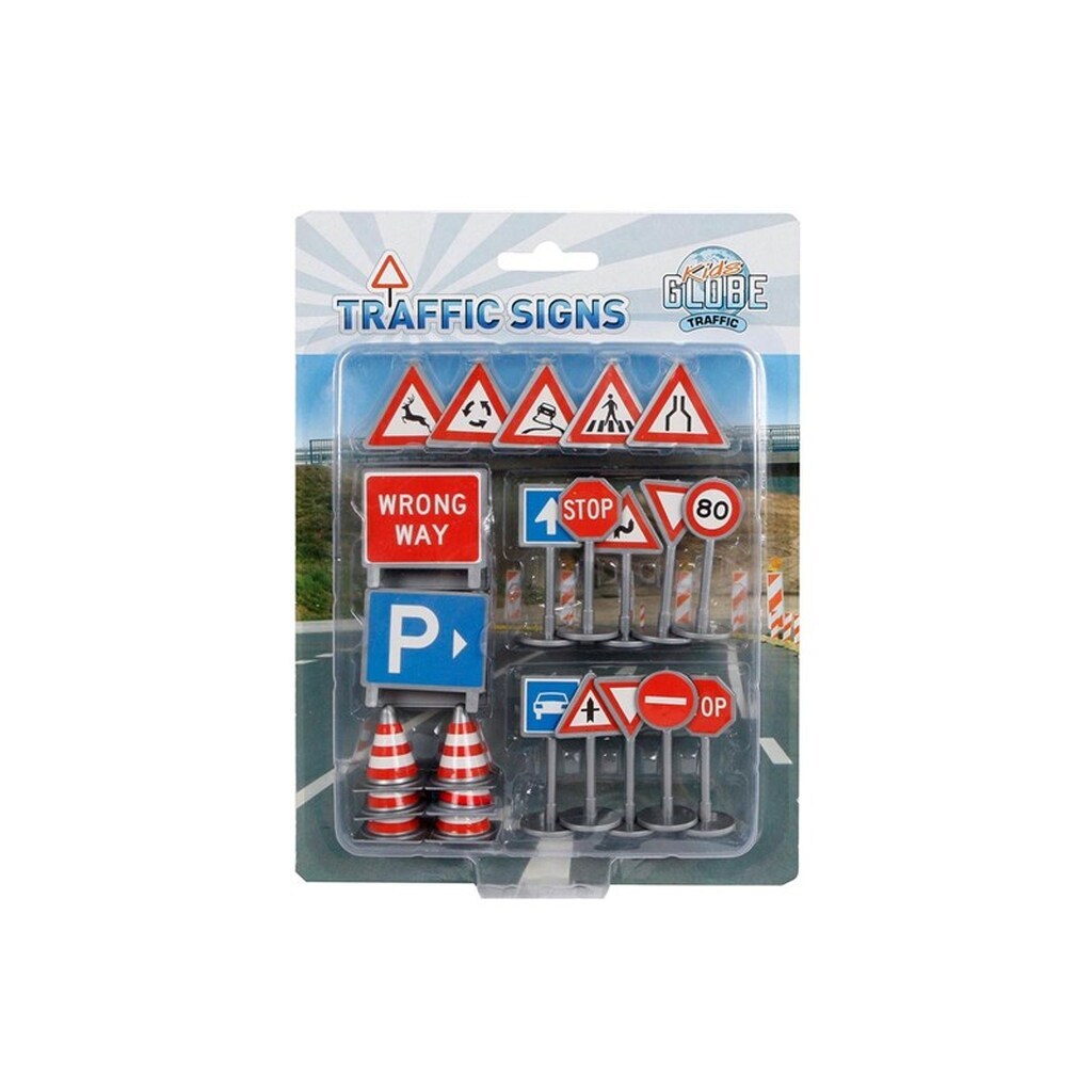 Kids Globe - Traffic Signs 25 pcs.