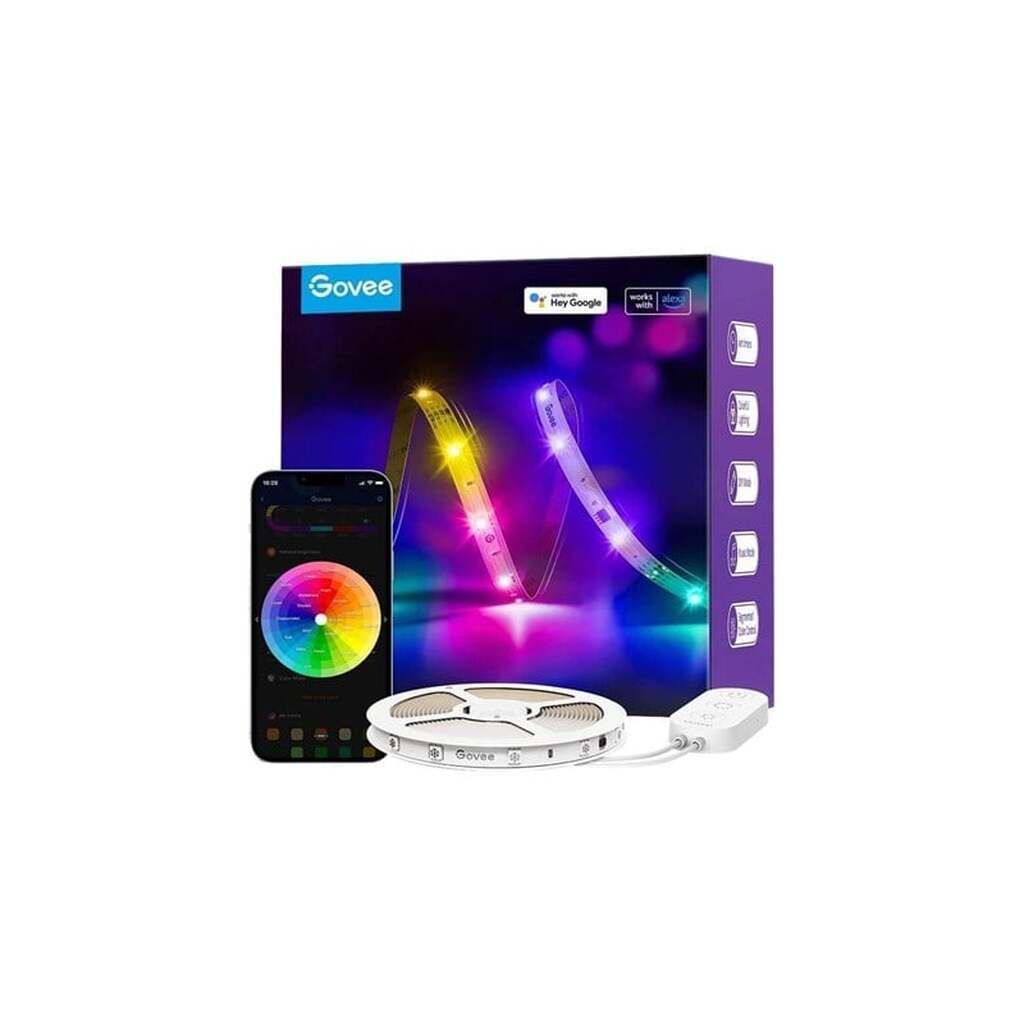 Govee RGBIC Basic Wi-Fi + Bluetooth LED Strip Lights 10 m