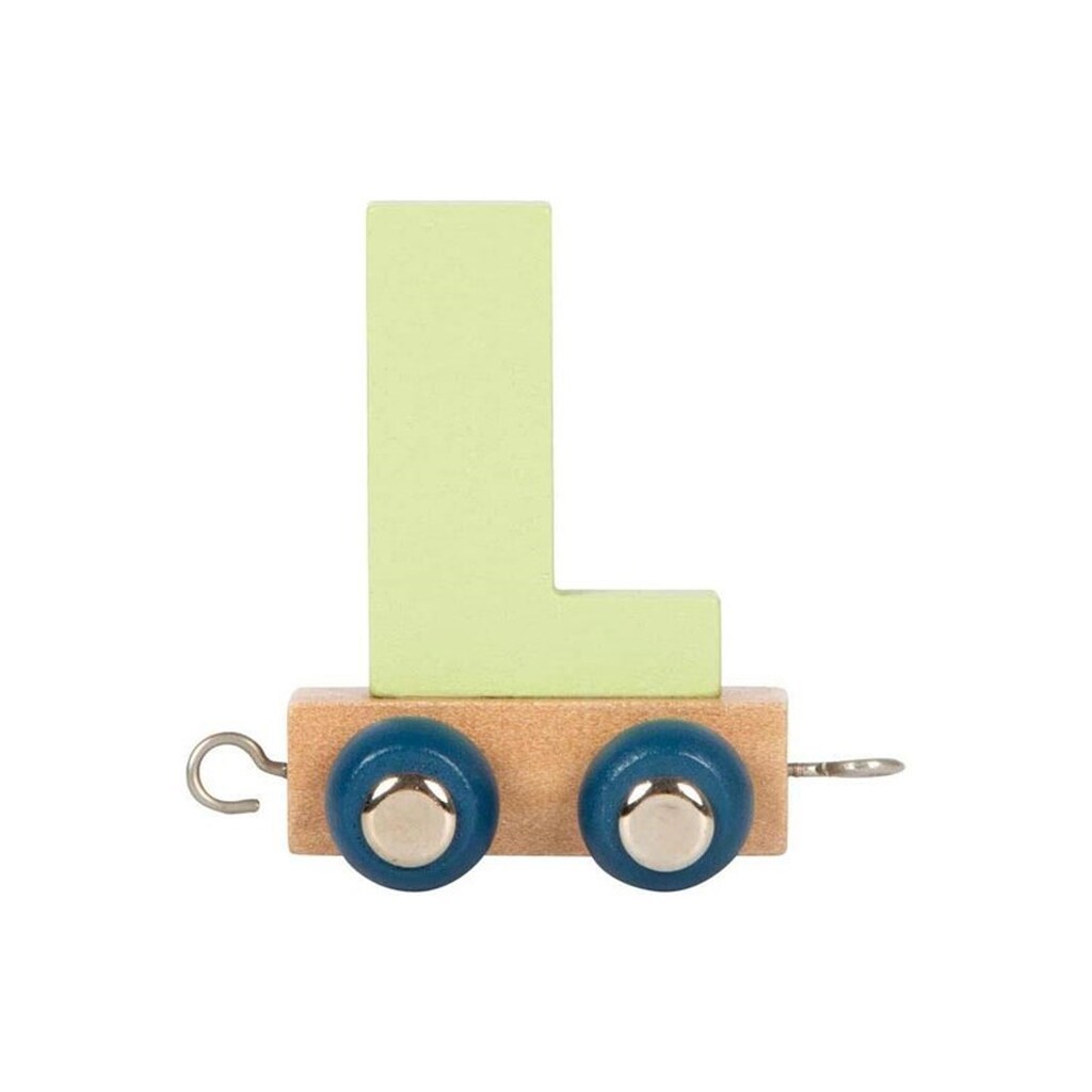 Small Foot - Wooden Letter Train Polar - L