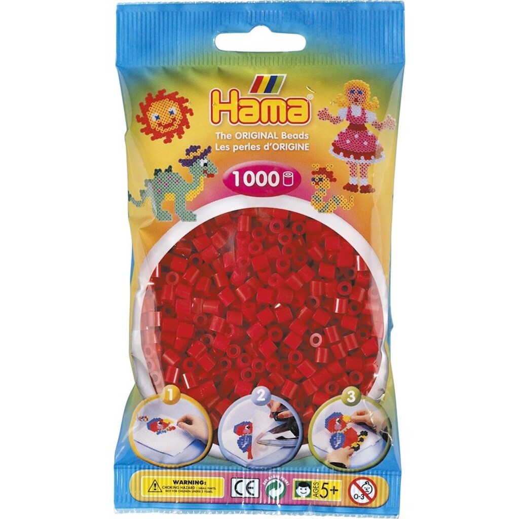 Hama Ironing beads-dark red 1000 pcs
