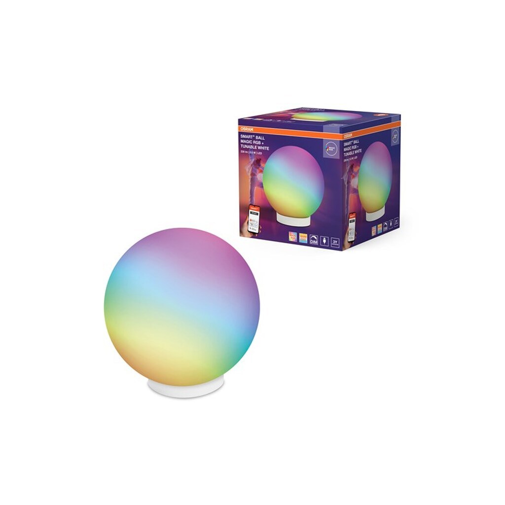 Osram SMART+ Ball Light 230lm 3,5W RGB+822-865 Ø200 hvid WiFi