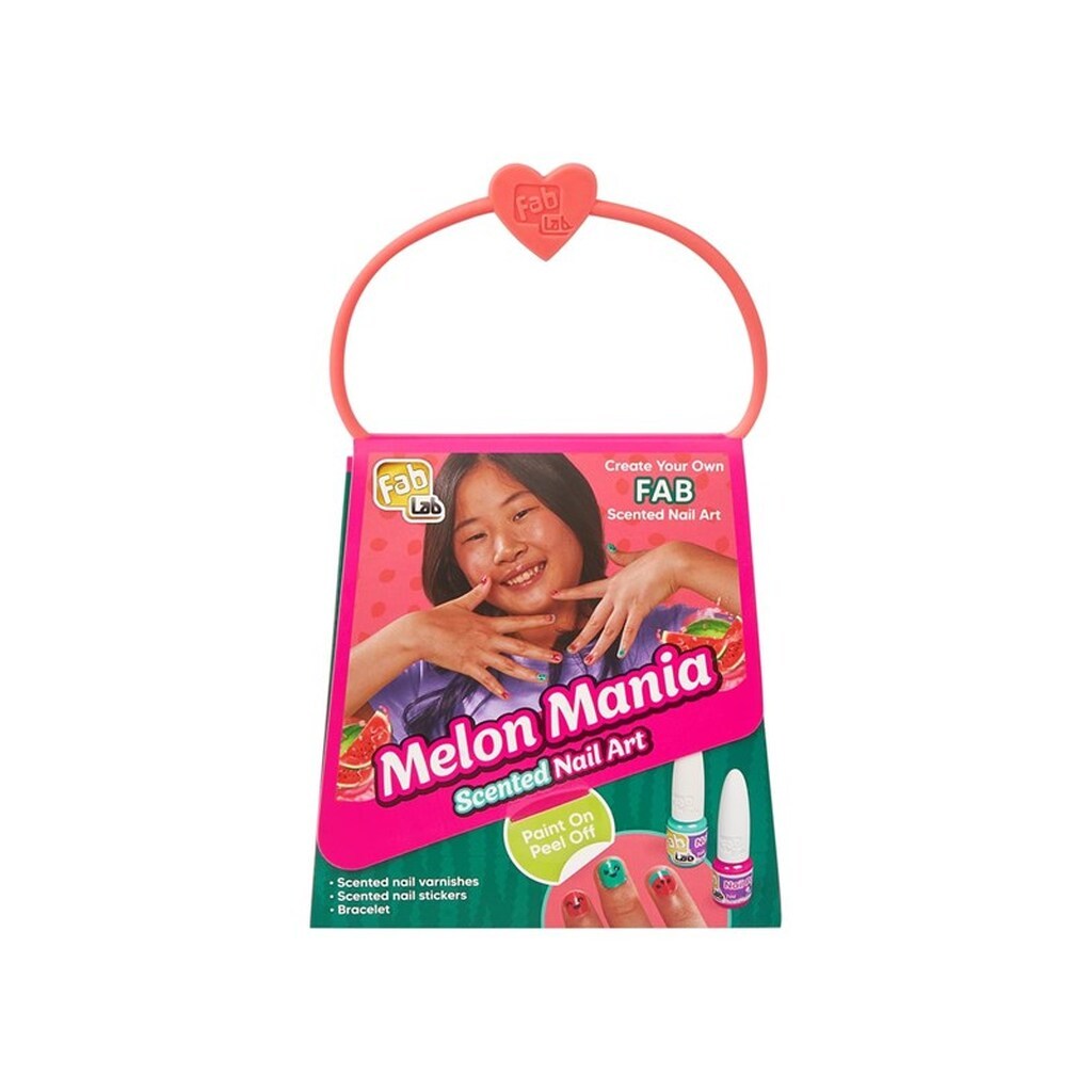 Fab Lab Melon Mania Neglekunstsæt med duft