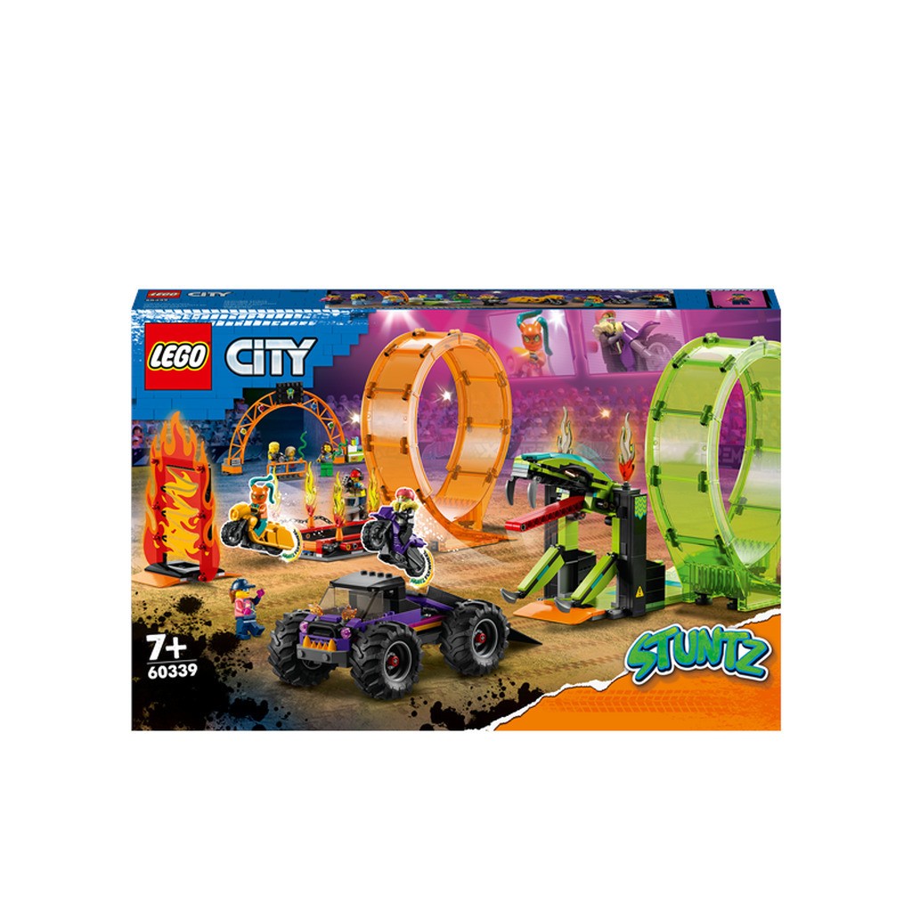 LEGO City 60339 Stuntarena med dobbelt loop