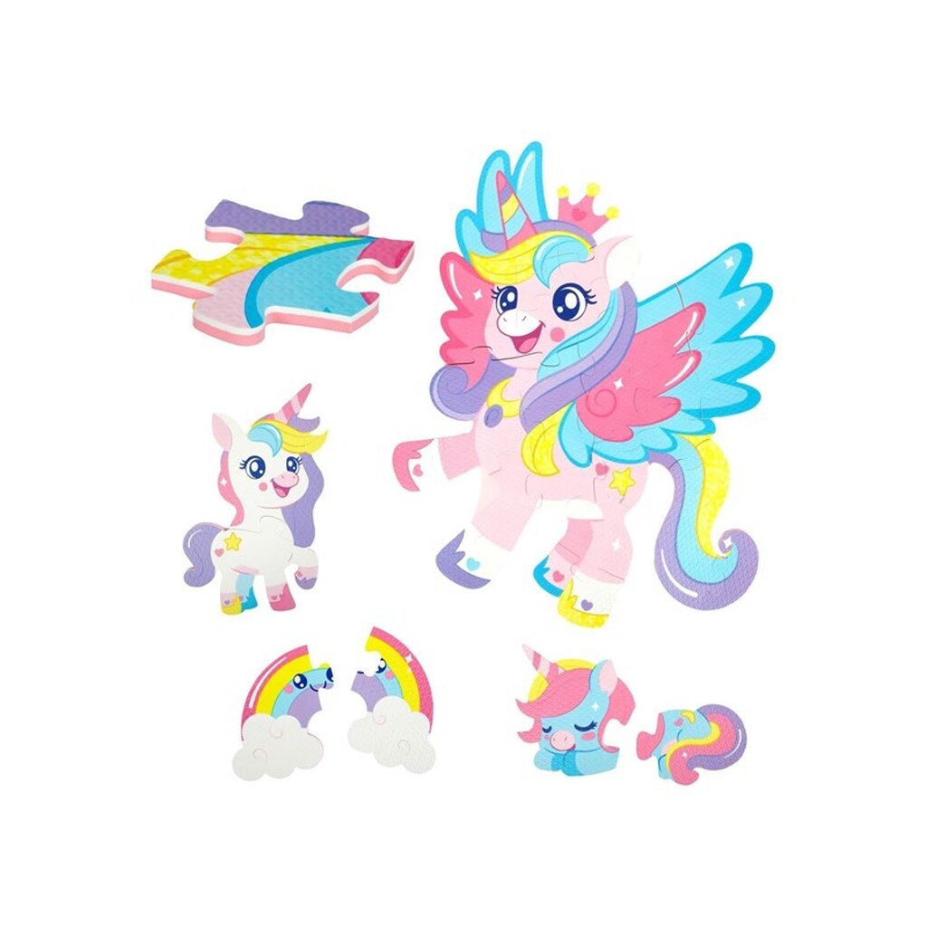 Toi-Toys Little Stars Foam Floor Puzzle Unicorn 36 pcs.