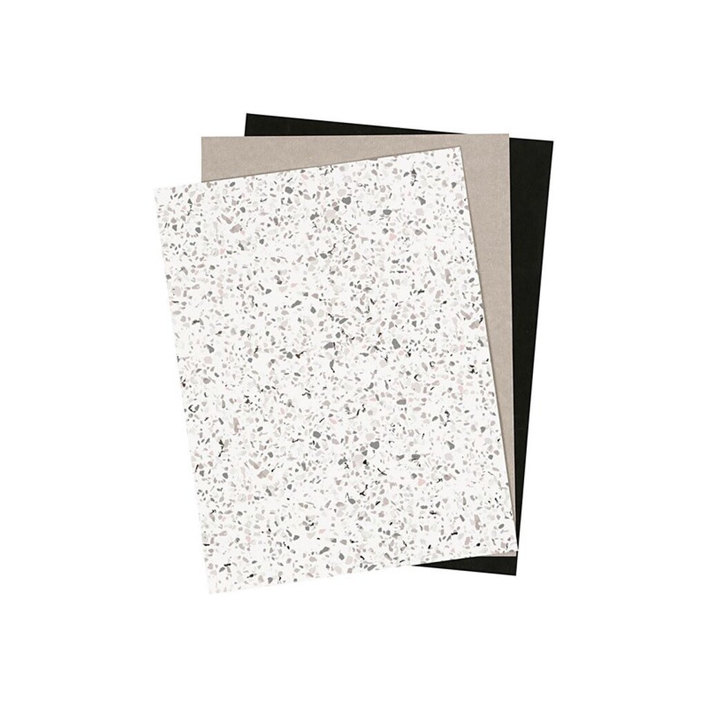 Creativ Company - Faux Leather Paper Miscellaneous 3 Sheets