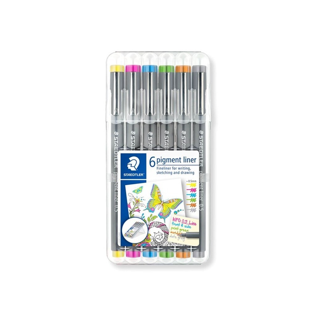 Staedtler STAEDTLER Pigment 0,5mm. ass. farver