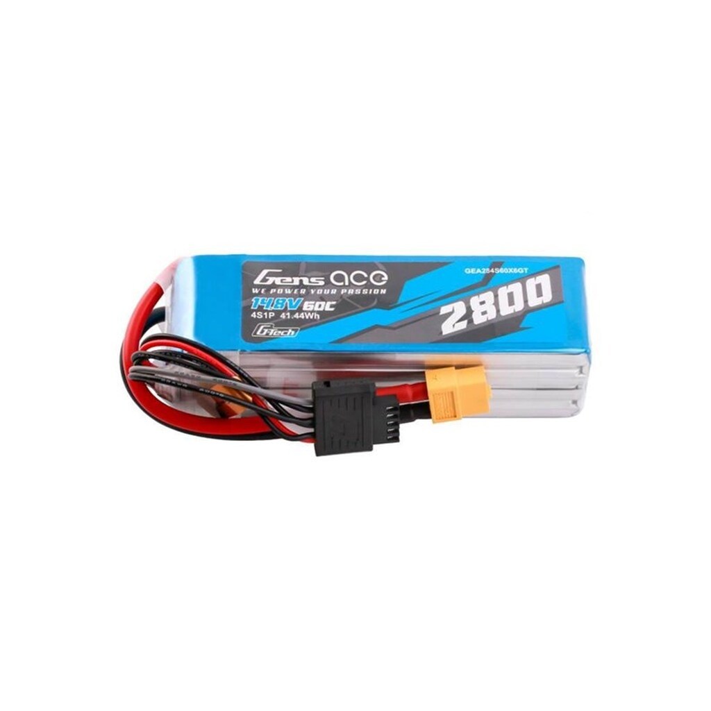 Gens ace &amp;Tattu G-Tech Soaring 2800mAh 14.8V 60C 4S1P LiPo XT60