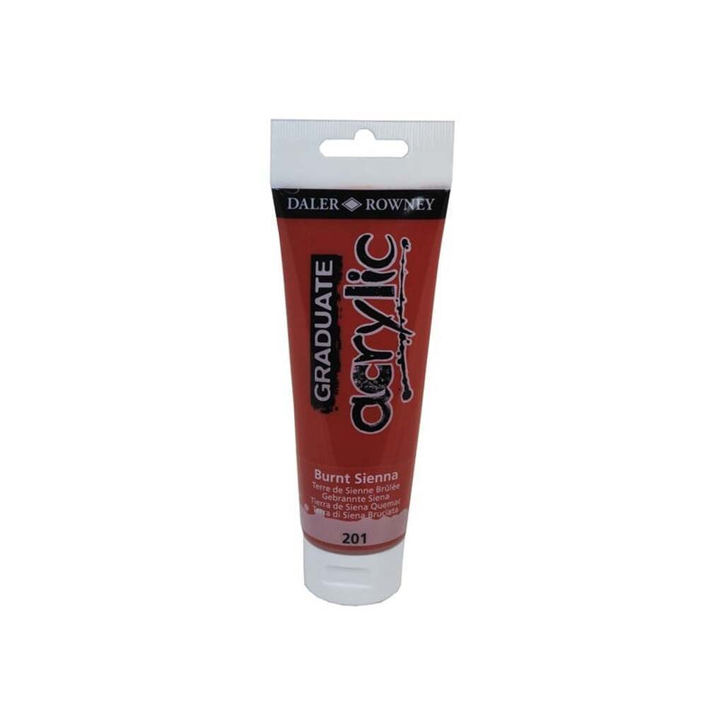 Daler-Rowney Graduate Acrylic 120 ml Burnt Sienna