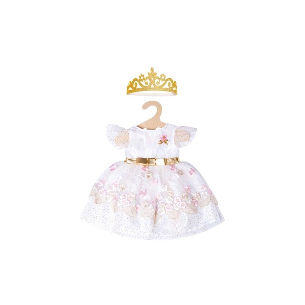 Heless Doll dress Princess with Crown 28-35 cm
