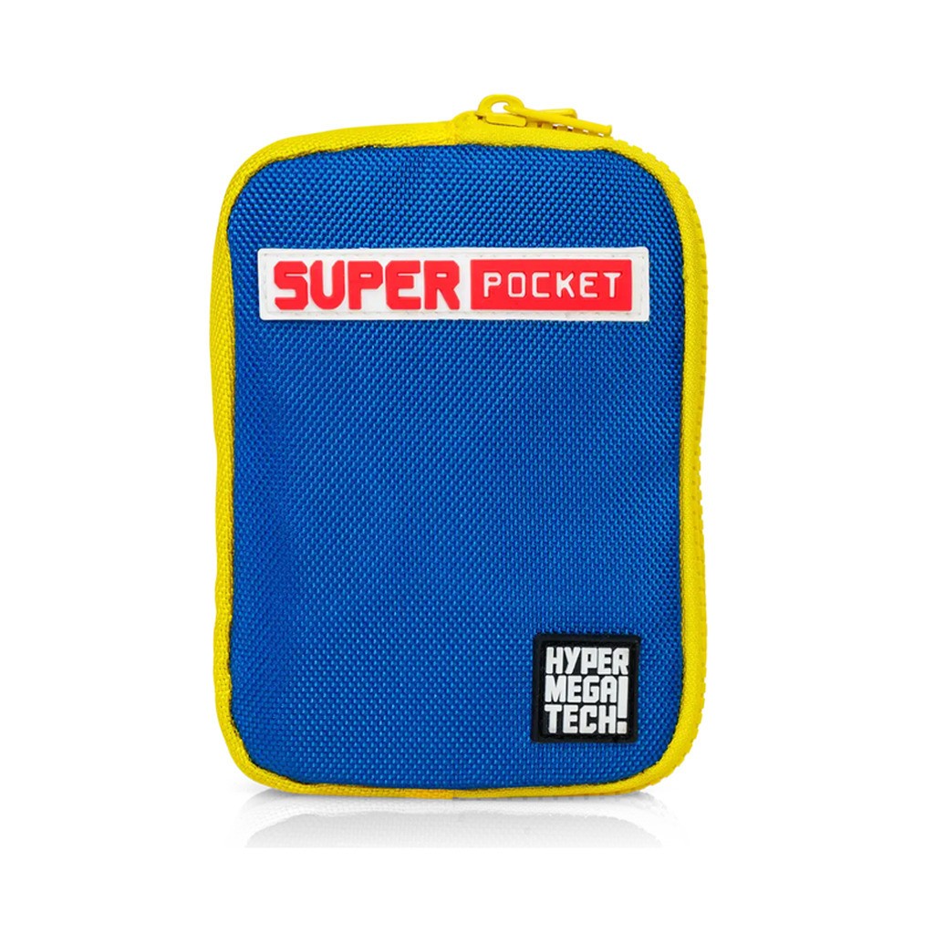 Hyper Mega Tech! Super Pocket Fabric Case - Blue - Miscellaneous Taske