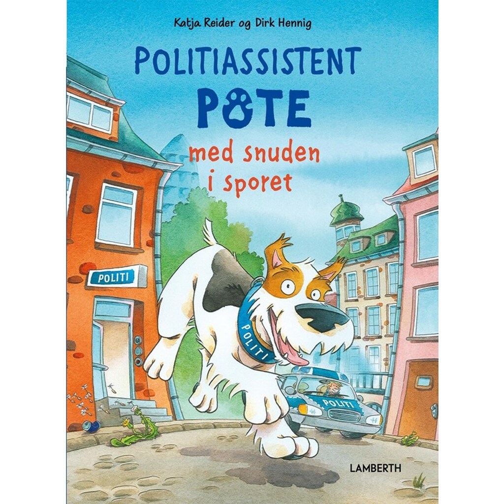 Politiassistent Pote holder snuden i sporet - Børnebog - Hardcover