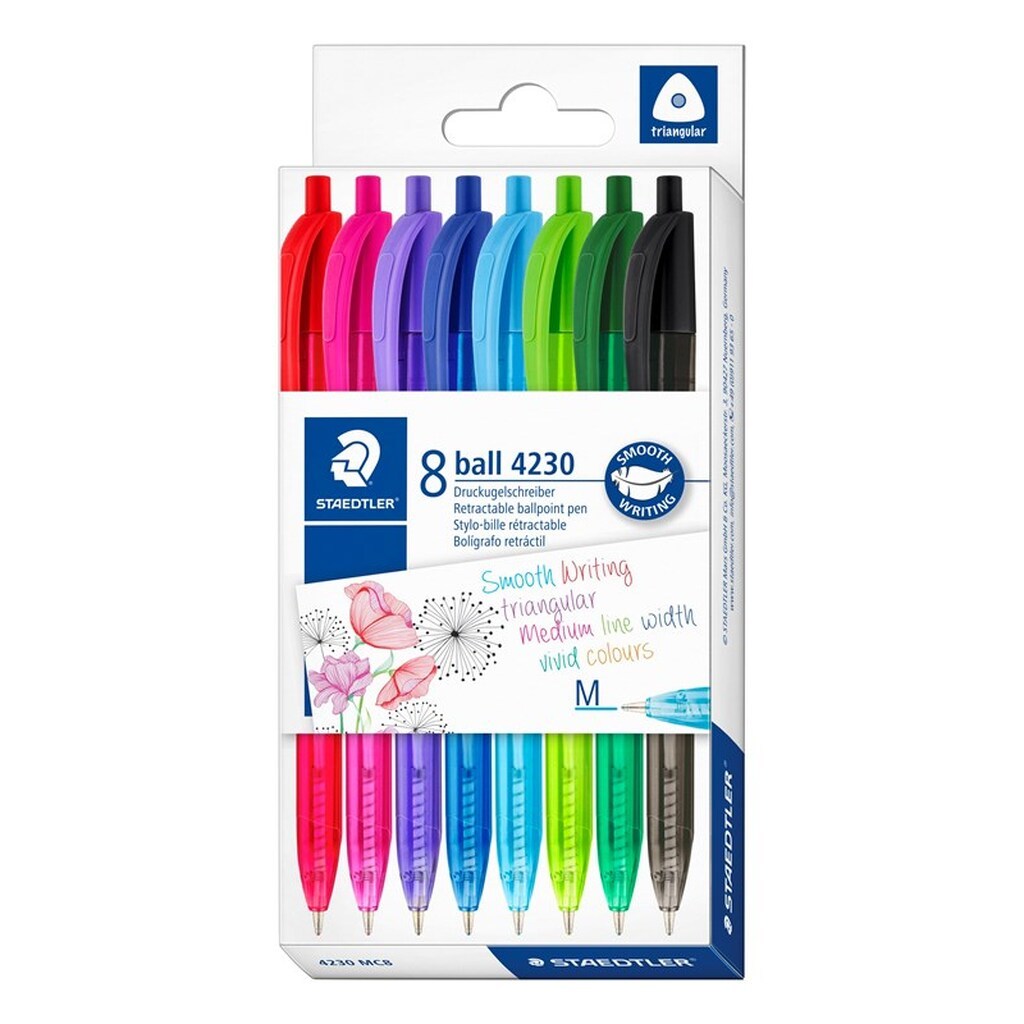Staedtler STAEDTLER Kuglepen 4230 M 8stk/ass