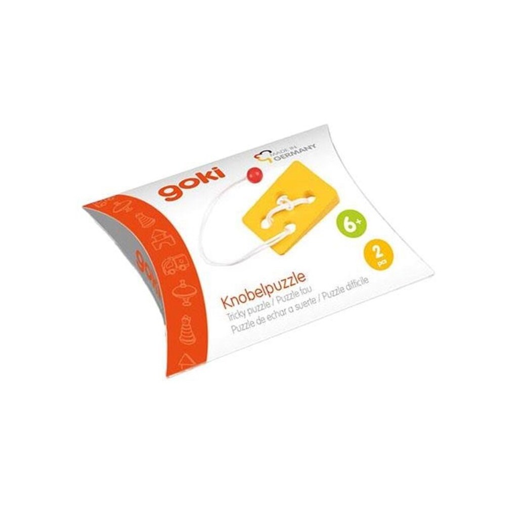 Goki Wooden Brainteaser Puzzle (Assorted)