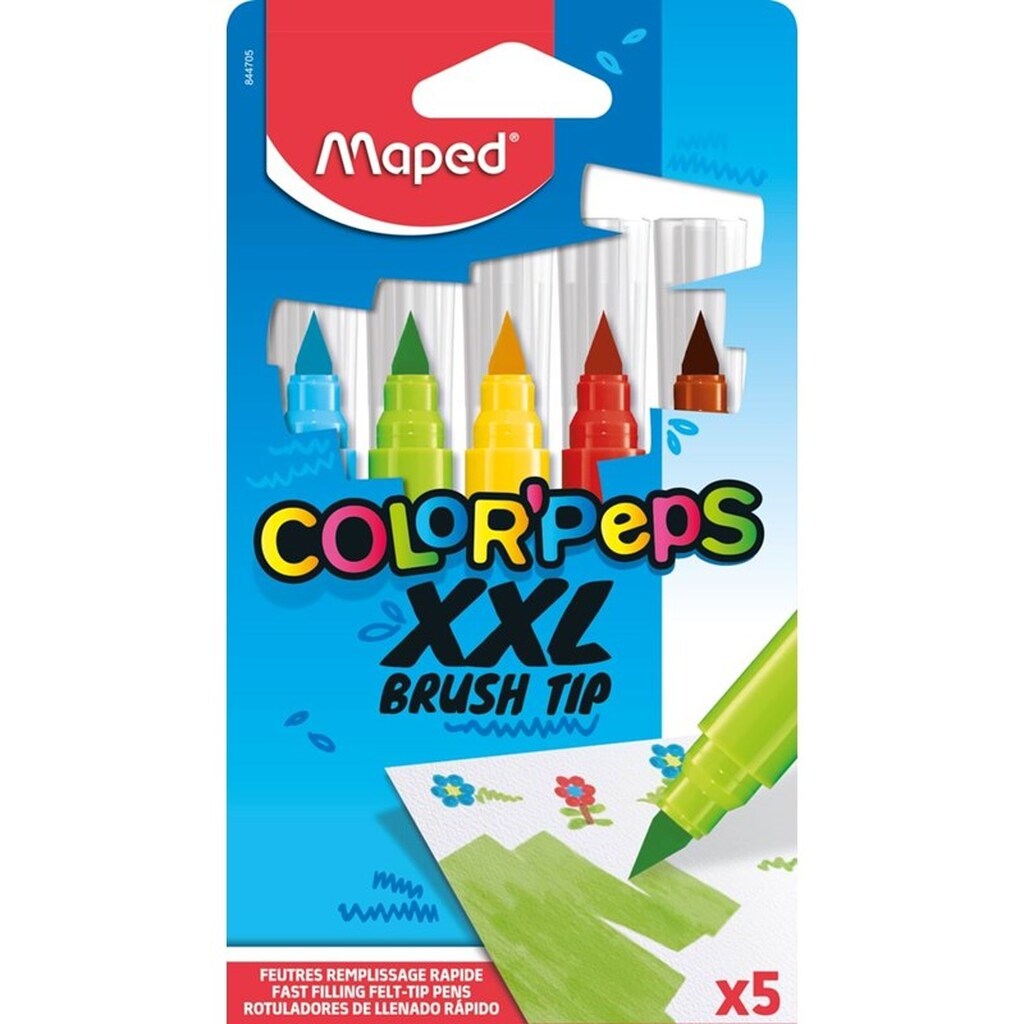 Maped Color&apos;Peps XXL Brush Jumbo tusser x5