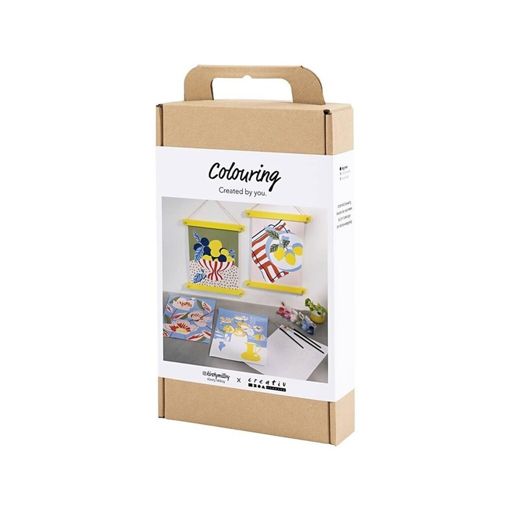 Creativ Company Hobby Set Coloring Painting By Numbers Acrylic Paint