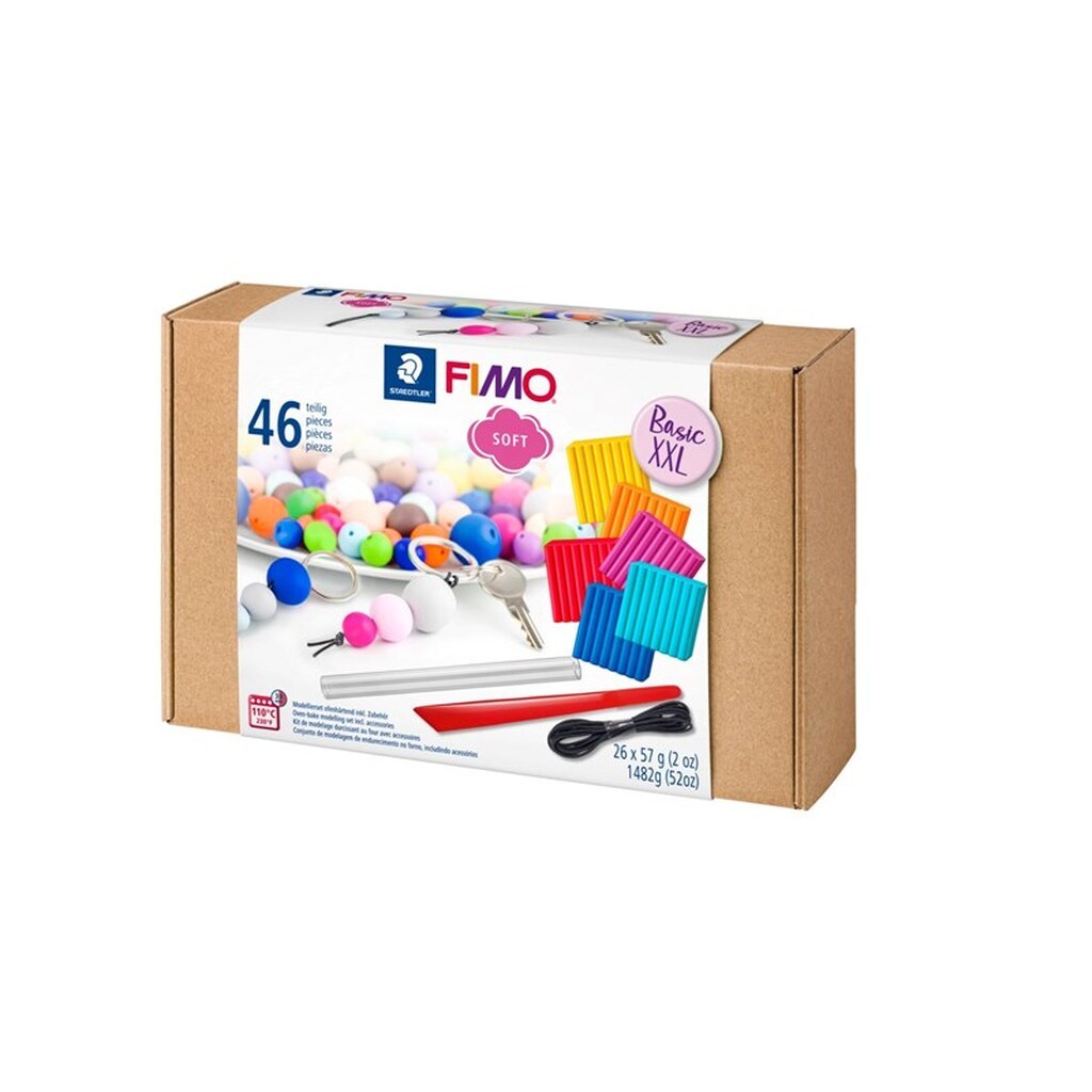 Staedtler FIMO soft basis 26x57g. Ass værktøj