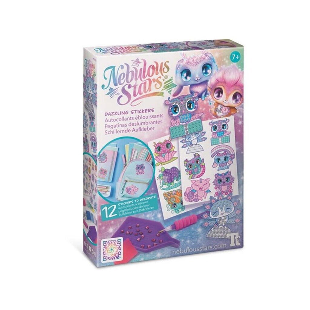 Nebulous Stars Funklende Klistermærker