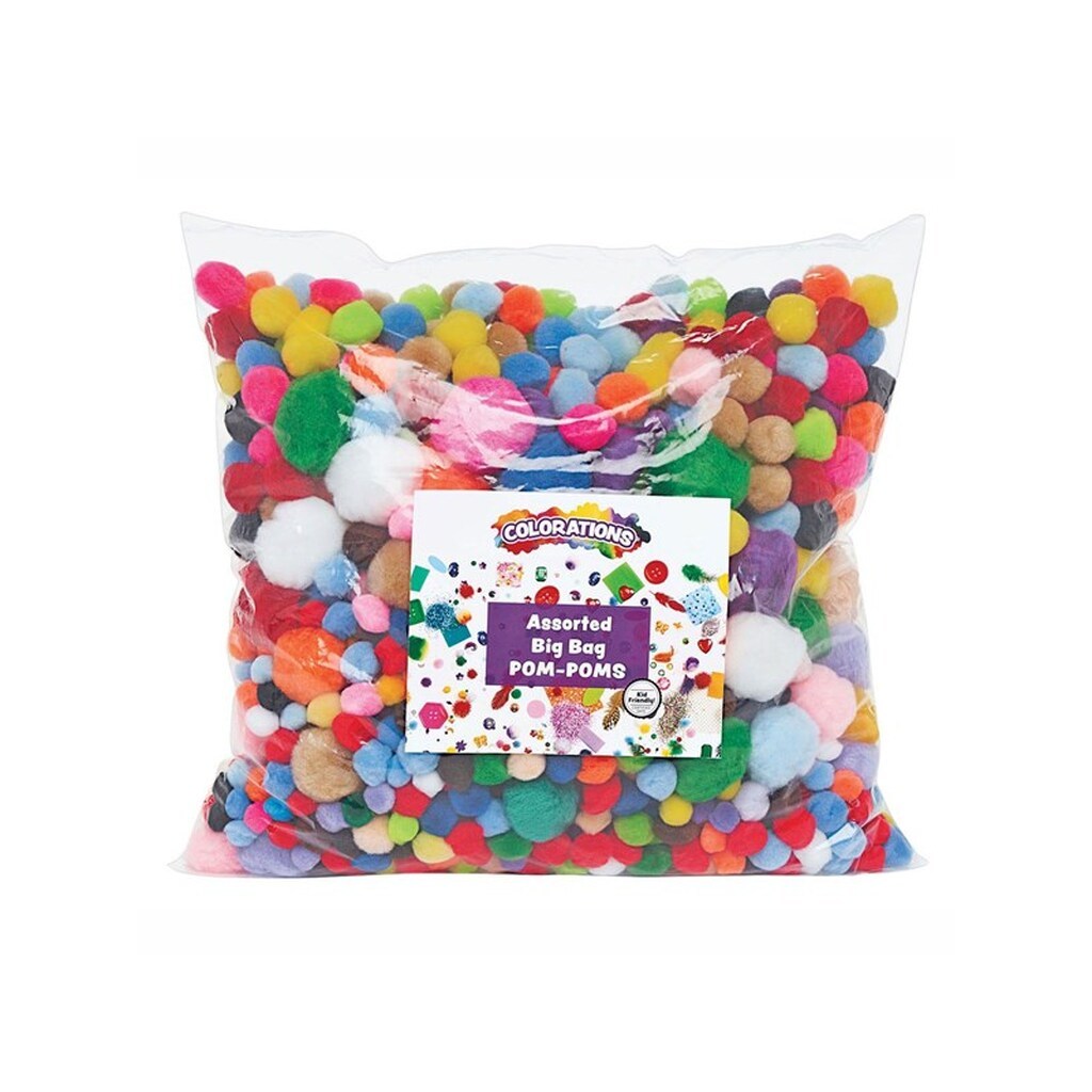 Colorations - Bag of Pompoms 450 grams 1200 pcs.