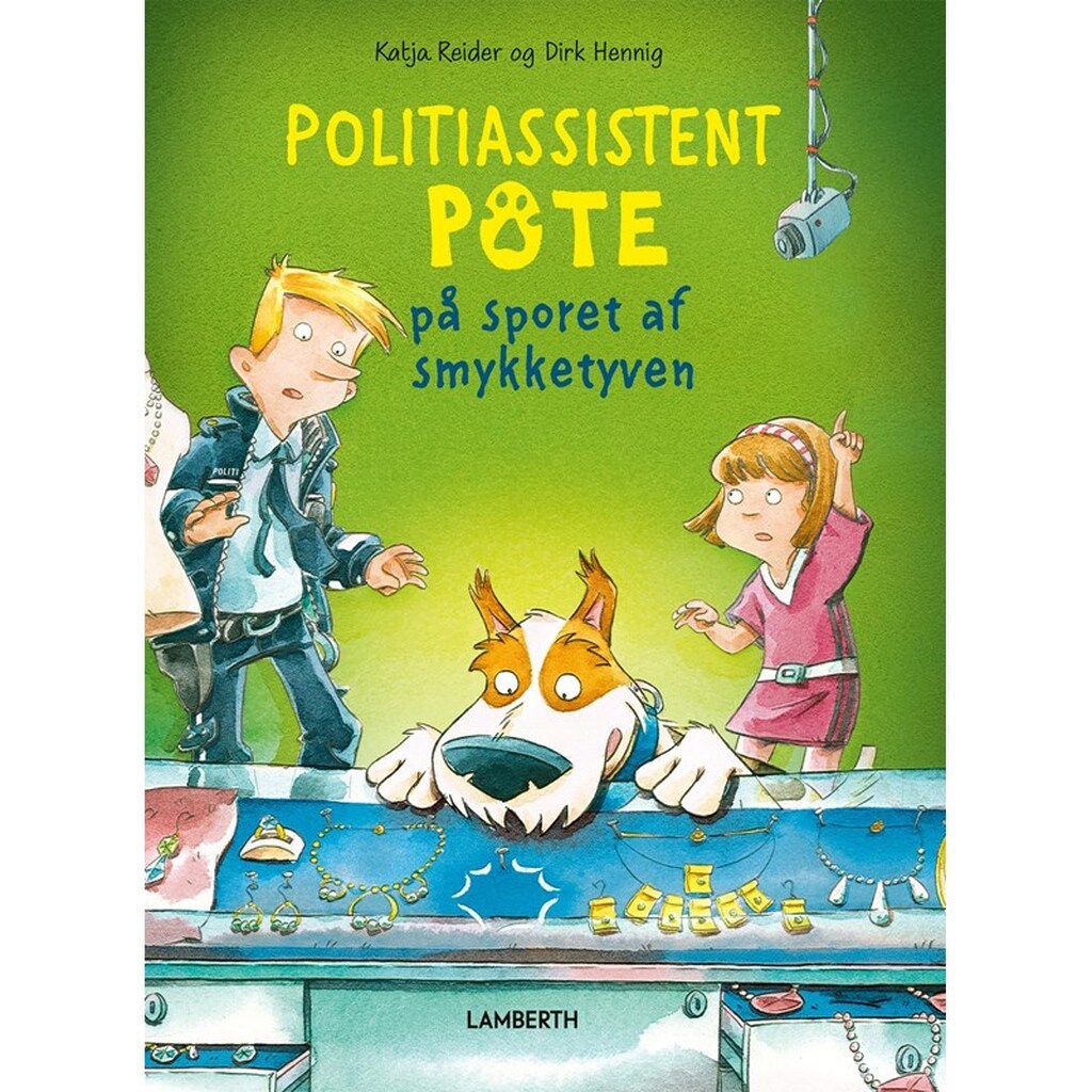 Politiassistent Pote på sporet af smykketyven - Børnebog - Hardcover